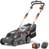 Husqvarna Tagliaerba a batteria Husqvarna Aspire LC34-P4A con batteria 4 ah POWER FOR ALL e caricatore inclusi, maneggevole, compatta e potente