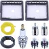 Adefol Filtro dell'Aria Primer Lampadina Linea del Filtro del Carburante Kit per Echo CS300 CS301 CS305 CS306 CS340 CS341 CS345 CS346 CS3000 CS3400 CS3450 Motosega con Candela per 90076 90149Y