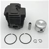 FEREOWNQ Kit Cilindro pistone 41,5 mm 44 mm TH48 TH43 Adatto for Kaw-saki Kbl48 KBH48 TH430 KBH43A KAAZ Garden Trimmer Decespugliatore Parti del Motore(TH48 44mm)