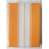 Corredocasa Tenda da Sole per Balcone a Righe Strette con Anelli per Esterno in Tessuto Resistente Che Protegge dai Raggi Solari (Giallo V2, 140x250 cm)