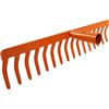 BRIXO Rastrello Brixio 16 Denti 43 Cm In Acciaio Stampato Senza Manico 1Pz