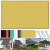 FENYIGE Tenda a Vela Parasole Quadrato 130 x 200 cm Impermeabile Rete Telo Ombra Tenda in Poliestere Pes con Protezione Antivento e UV Perfette per Giardino Terrazza e Balcone, Color Crema