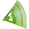 Verdemax - Rastrello per Foglie con Denti in plastica 3930 27