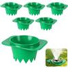 Nomanak Confezione da 12 protezioni per teste per irrigatore, per prato, in plastica, per proteggere gli irrigatori dai danni (12, verde)