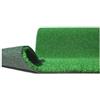 GrecoShop Prato verde sintetico - Tappeto in erba - Erba sintetica 2 x 10m - Cod. 2456