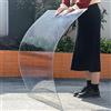 Gartenassistentin Lastra in Policarbonato UV Diverse Dimensioni,Isolamento Antipioggia Trasparente PC Pannello,Pensilina Tettoia per Esterno,Sostituzione del Rivestimento per Serra,facile da tagliare