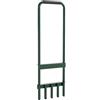 Outsunny Aeratore per prato con punte cave, aeratore manuale per prato con impugnatura antiscivolo, attrezzo per il taglio del prato per la manutenzione del giardino e del cortile, verde scuro
