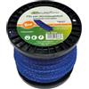SikuroTech Filo per Decespugliatori Twist 3.50 mm x 48 m, Quadrifoglio Attorcigliato Taglio Silenzioso, Nylon Alta Resistenza, cod. 30363, Universale per Tagliabordi e Decespugliatori (Twist 3,50x48)