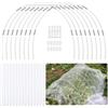 DI GIULIO SRL Kit Archi per Tunnel Orto da Giardino con Guanti con Tessuto non tessuto, per Serre a Tunnel, Archetti Orto Coperture a Protezioni, Telaio per Serra Orto, Strutture per Tunnel (Kit 10 Archetti)