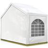 TOOLPORT Tendone per feste 3x2 m Gazebo party per sagre, mercati 450 N bianco impermeabile protezione UV