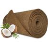MC.Sammler Tappetino di Cocco per Protezione Invernale Piante, Palme - al Metro - 25 cm / 50 cm / 100 cm (Larghezza) - Protezione dal Freddo - 100% Biologico - Rotolo in Fibra di Cocco - 100cm x 15m