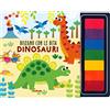 JOYBOOK Dinosauri. Disegno con le dita. Ediz. illustrata. Con 7 spugnette di inchiostro