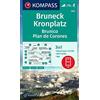 Kompass Carta escursionistica n. 045. Brunico, Plan de Corones. Ediz. multilingue: 3in1 Wanderkarte mit Aktiv Guide inklusive Karte zur offline Verwendung in der KOMPASS-App. Fahrradfahren. Skitouren.