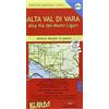 CARTA DEI SENTIERI SP 4 Alta Val di Vara e Varese ligure