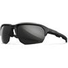 Wiley X JAKL - Occhiali da sole balistici, occhiali di sicurezza per uomini e donne, protezione UV per riprese e attività all'aperto, Nero opaco e marrone chiaro, Medium-Large