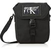 Calvin Klein Jeans Borsa Cargo Flap Reporter18 da uomo, nera, taglia unica, Nero (Nero), One Size