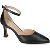 Valleverde Decoltè Donna 19102 in Pelle Nero Modello Casual. Una Calzatura Comoda Adatta per Tutte Le Occasioni. Primavera Estate. EU 37