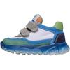 Falcotto Sneakers in Suede e Tessuto Tecnico, Azzurro-Verde 24