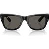 Ray-Ban Mega Wayfarer, Occhiali Unisex-Adulto, Nero/Grigio Scuro, 51 mm