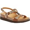 Dr. Scholl's Scholl, Infradito da donna con tomaia in tessuto, Marrone, 42 EU