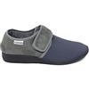 EMANUELA Pantofola Elasticizzata Uomo Invernale 985 Grigio Made in Italy (40 EU)