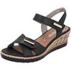 Remonte Sandali estivi R6266, Nero , 37 EU
