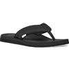 sanuk Beer Cozy 2 Infradito da uomo, sandali da spiaggia, leggeri e con supporto plantare, plantare in memory foam, nero, 39 EU