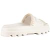 MOU, EVA ONE-PICE SLIDE, Ciabatte Sandali Moda Fashion (WHITE, Sistema Taglie Calzature EU, Adulto, Numero, Media, 38)