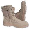 EXPO ARMY AMERICAN STORE Anfibi Militari Uomo, Militaria - Zip Laterale Stivali Ultraleggeri, Accessori Tattici - Scarponi da Combattimento, Caccia (Beige, Sistema Taglie Calzature EU, Adulto, Uomo, Numero, Media, 42)