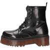 Mng Collection AU 220 Anfibio Donna in pelle con platform coloreNero 38