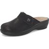 Fly Flot Ciabatta Donna con Tomaia Stretch e Chiusura a Strappo Regolabile, Sottopiede Estraibile in Pelle