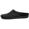 Generico Pantofole Ciabatte Uomo Mauri Moda in Velour Melange Caldo, Fodera e Soletta in Lana, Grigio, Plantare Estrabile, 42 EU