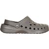 woz? Cheese Sabot per Uomo, Grigio, in Morbida Gomma Memory Foam, Cinturino Reversibile, Taglia 44