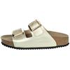 Valleverde VG1571QN Platino Sandali con Zeppa Bassa per Donna con Glitter (Taglia 39)