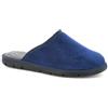 Inblu | Pantofole Uomo Con Logo Ricamato, Pantofole Uomo Invernali In Tessuto Imbottito, Colore Blu, 42
