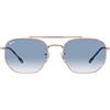 Ray-Ban Occhiali da Sole Ray-Ban RB 3707 Pink Gold/Blue Shaded 54/20/140 unisex