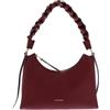 Coccinelle Pelle borsa a tracolla Boheme Grana Double Shoulder Bag Ribes/Prune mirtillo