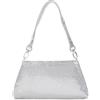 CORIOS Borsetta da Sera Donna Glitterata Pochette Elegante a Tracolla Scintillante per Cocktail Festa Cerimonia Ballo Argento