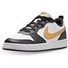 Nike Court Borough Low Recraft (GS) Scarpe per Il Tempo Libero per Bambini Black/Olive Aura/Cave Purple/D 40