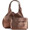Gianni CHIARINI Borsa a mano in pelle martellata DUA Small | 5BGDBBS9719RNGDBL 14204 BRONZO, BRONZO, U