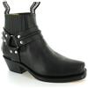 Grinders Renegade Lo Nero Uomo Cowboy Stivali 42