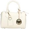 Chicca Borse - Borsa a Mano da Donna in Vera Pelle Made in Italy - 22x15x13 Cm