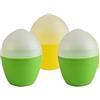 MAURY'S IL NUMERO UNO DEL RISPARMIO MAURY'S Set 3 Scatole Per Frigo Salva Limone Bicolore (Giallo e Verde) Plastica Chiusura Ermetica