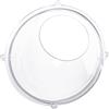 HMF 46632-22 Mensola da parete semisfera in acrilico, display sospeso | Ø 32 cm | Trasparente