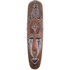 Coco Papaya Maschera Africana in Legno, 50 cm, Motivo Tribale.