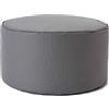 Lumaland Pouf Poltrona Sacco Sgabello | 45cm x 25cm Tavolino Indoor/Outdoor | Con riempimento flessibile in EPS [Grigio]