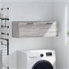 CIADAZ Mobile a Parete Grigio Sonoma 100x36,5x35 cm, Legno Multistrato, Mobili a Muro, Mobile a Parete, Bagno/Cucina