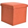 Garneck 1pezzi Sgabello Contenitore Pieghevole Sgabello Portatile Leggero Scatola Contenitore con Copertura Domestico Pratico per Cameretta Ragazzo Ragazza Ragazza Sala Giochi o Armadio