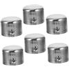 GRIRIW Terminali per Aste per Tende da Finestra in Acciaio Inox Elettroforgiate, Tappi Decorativi Vintage Facili da Installare, Set da 6 Pezzi per Soggiorno, Camera da Letto e Studio