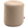 Avalon - Pouf Poggiapiedi CILINDRO Jive, Puff Poggiapiedi Divano quadrato, Pouffe Imbottito in Tessuto Tecnico Resistente e Antistrappo, Comodo e Impermeabile, Made in Italy(45cm-Corda)